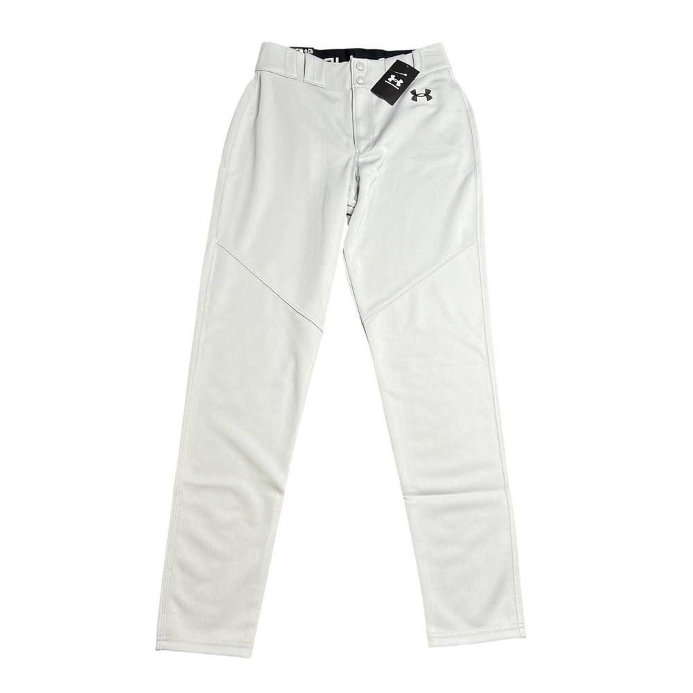 Under Armour Utility Baseball Pants Men's Small Gray Loose Tapered Fit‎ 1374374
